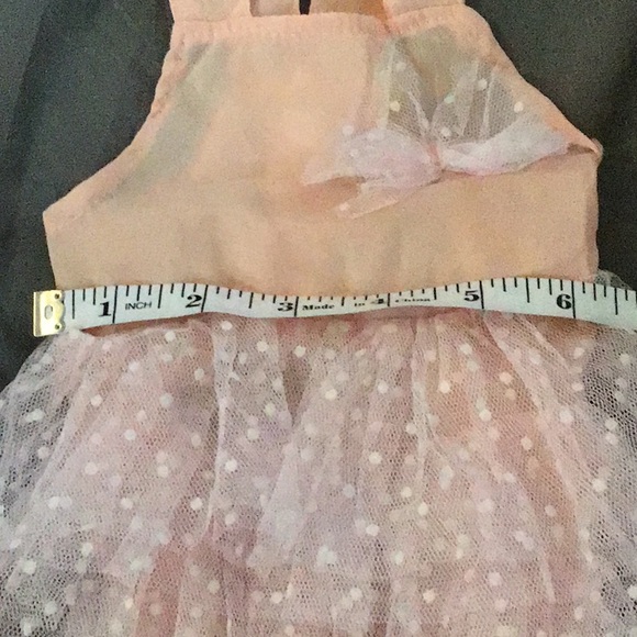 --SOLD--Pink Polka Dot Dog Dress - Picture 8 of 9